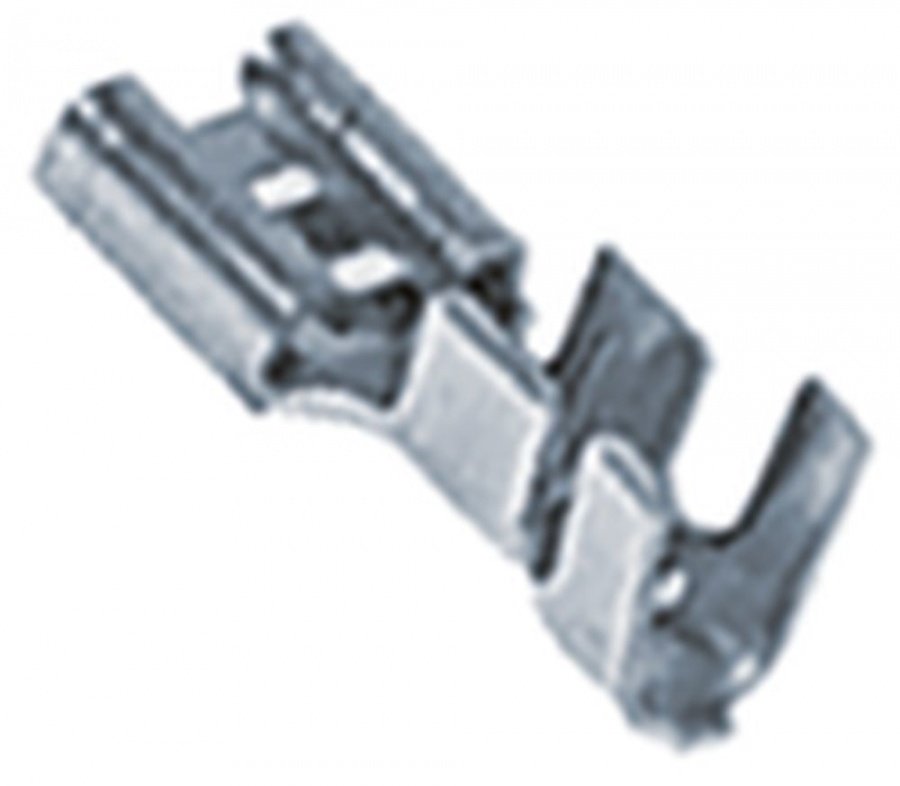Papuci terminali mama 6,3mm pentru fir 2,5-6,0mm² t.max. 340°C 100 buc - 550046