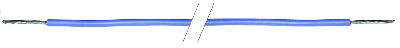 Cablu din fire de cupru nichelate 1,5 mm², izolatie fibra de sticla siliconata, temperatura maxima 240°C, lungime 10 m - 550078