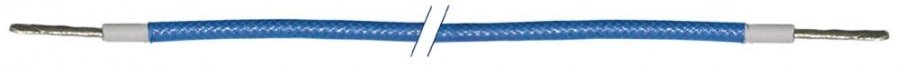 Cablu din fire de cupru nichelate 2,5mm² izolație fibra de sticla siliconata T max 250°C L 10m - 550079