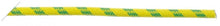 Cablu 4 mm² din fire de cupru nichelate, izolat cu fibra de sticla siliconata T max 240°C 300/500V galben cu verde lungime 10m - 550083