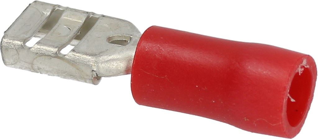 Terminal papuc 4,8x0,8mm, pentru fir 0,5-1,5mm², Cu gal Sn, set 20 buc - 550151B
