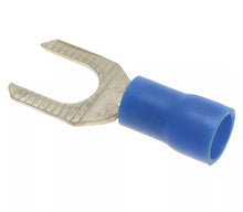 Papuc terminal furca M6 ø 6,5mm, pentru fir 1,5-2,5mm², Cu gal Sn, set 20 buc - 550176B