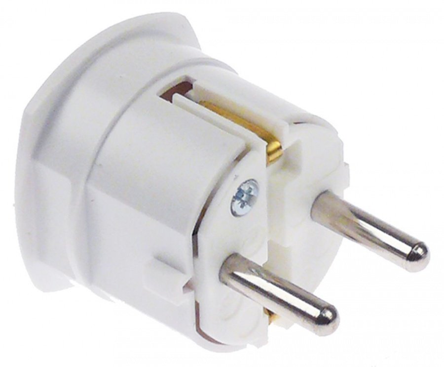 Ștecher unghiular CEE7/4 tip F, max. 16 A, 230 V, borne P+N+E, IP44, pentru fir 1,5 mm² - 550203