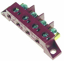 Bloc terminali conectare cu 4 pozitii, max. 40A, max 400V, suruburi M6, temp.max. 150°C - 550507