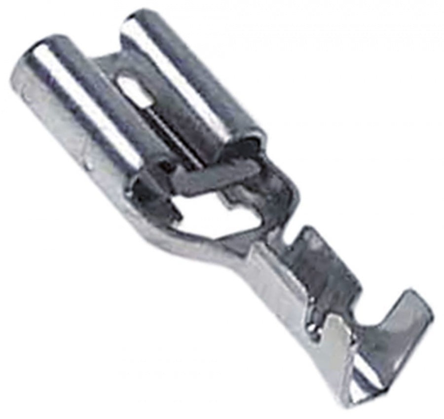 Papuci terminali cu blocare 6,3x0,8mm pentru cablu 0,5-1,0mm² din aliaj CuZn gal Sn, t.max. 110°C  100 bucăți - 550661
