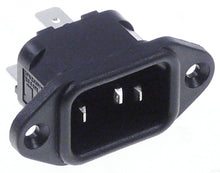Priza C14 10A / 250V, conectare cu papuci 6,3 mm - 550704
