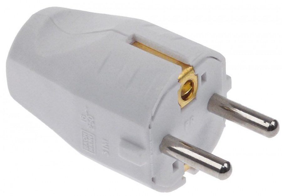 Stecher CEE7/7 tip E+F, max. 16 A, 250 V, borne P+N+E, IP44, tari D/F/B/I - 550723