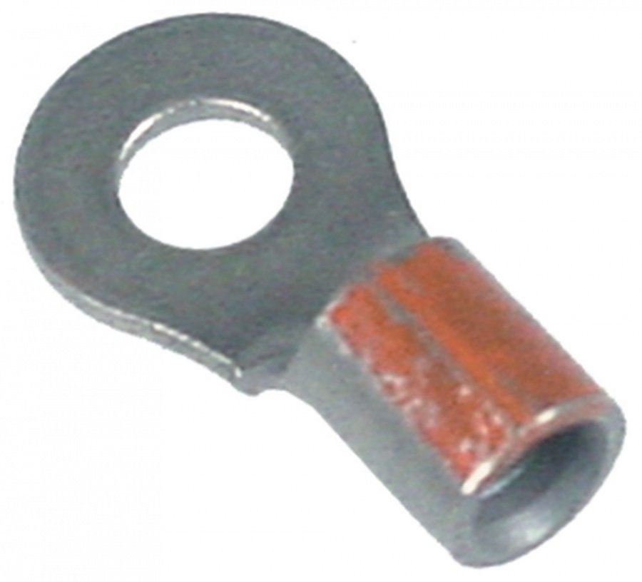 Papuc terminal inelar int. 4,2mm pentru filet M4 pentru fir 4.0-6.0mm² nickel t.max. 650°C set 10 buc - 550751