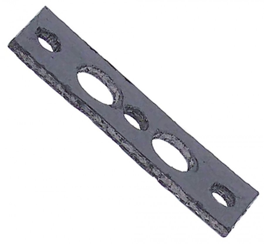 gasket L 69 mm W 22 mm D1 ø 12 mm D2 ø 6 mm graphite thickness 2 mm for heating element - Code 550761