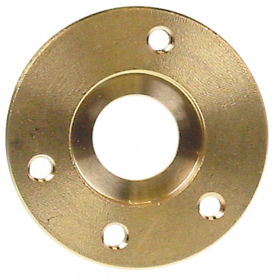 counterflange for fan motor ED ø 50mm int. ø 1 25mm int. ø 2 16mm thickness 6mm brass