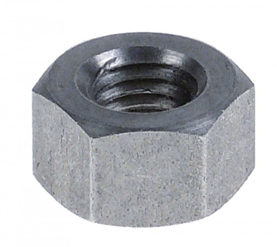 Piulita inox cu filet pe stanga M10x1,5, H 10 mm, hexagon 17, DIN 934, ISO 4032/8673, plic cu 20 bucati - 550866