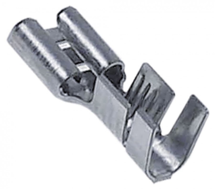 Papuc terminal pentru fir 4-6mm² lățime 6,3mm din inox t.max. 400°C 100 buc - 551003