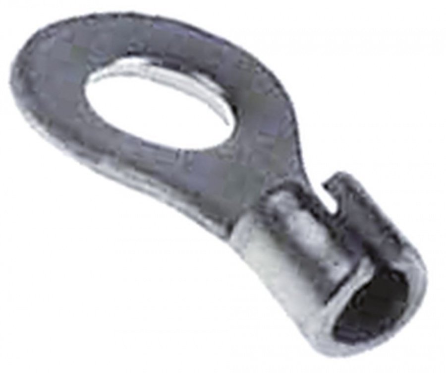 Terminal inelar 4,3mm, pentru filet M4 pentru fir 1.0-2.5mm² t.max. 400°C, din INOX, set 10 buc - 551005