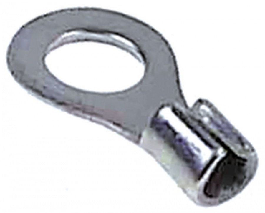 Terminal inelar 5,3mm pentru filet M5 pentru fir 1.0-2.5mm² t.max. 400°C, din INOX, set 10 buc - 551006