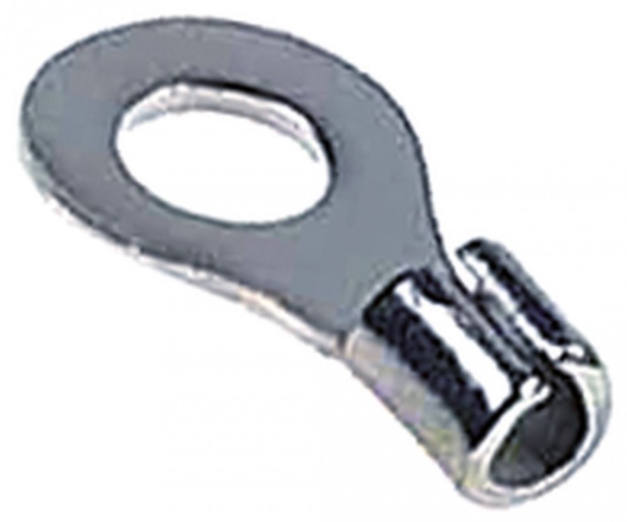 Papuc terminal inelar neizolat mărimea 4,2mm pentru filet M4 pentru conductor 1.0-2.5mm² din aliaj Fe gal Ni, t.max. 340°C 10 bucăți - 551011