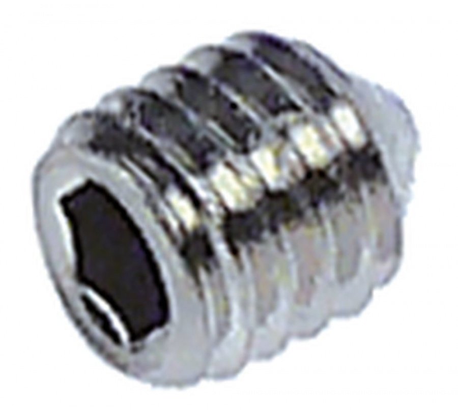 Surub fara cap M5, L 6mm, din inox, standard UNI 5927, DIN 914, ISO 4027, hexagon interior 2,5, plic cu 20 de bucati - 560174