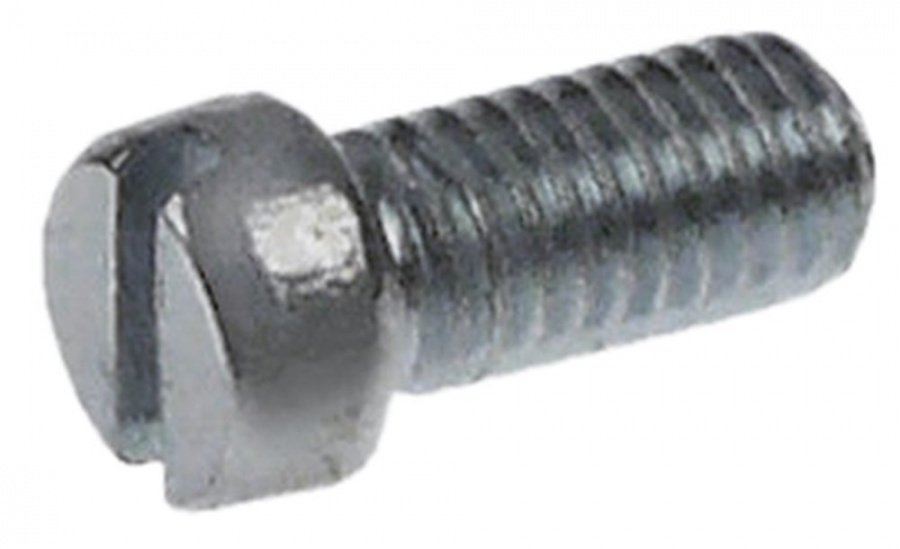 flat-headed bolt M5 thread length 10mm Qty 1 pcs intake slotted head ø 7mm head thickness 3mm
