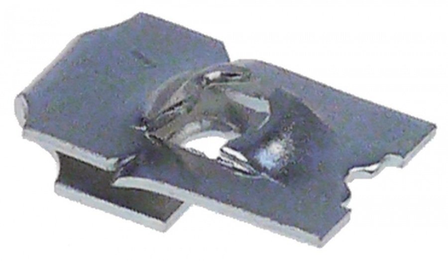 plate nut steel hole ø 3,2mm L 18mm W 10mm
