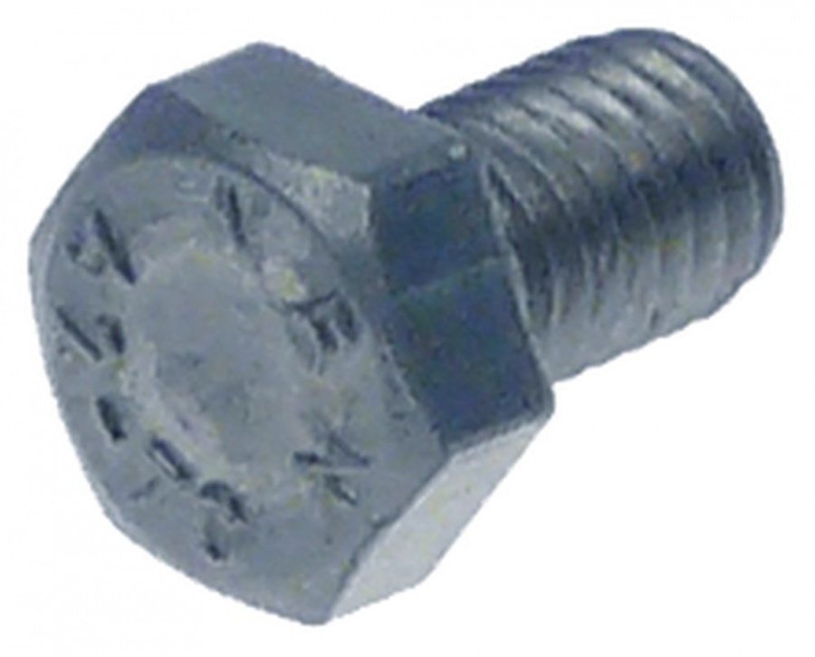 hexagonal screw M5 thread length 8mm SS WS 8 Qty 1 pcs head thickness 4mm DIN 933 / ISO 4017