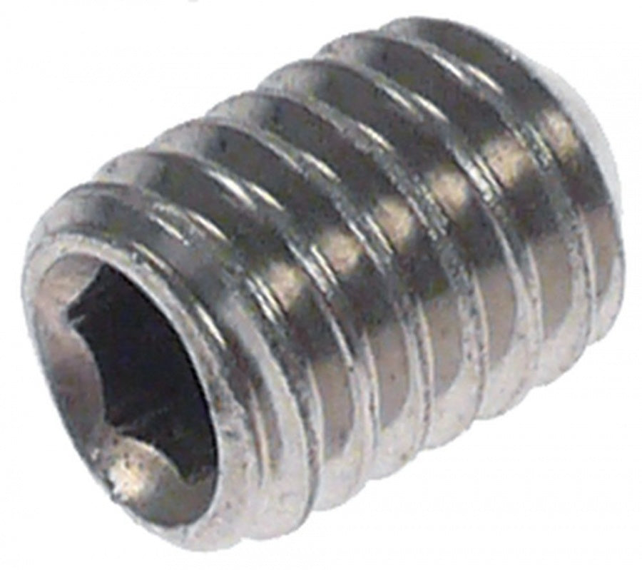 grub screw M6 L 10mm stainless steel intake slotted with spike Qty 1 pcs