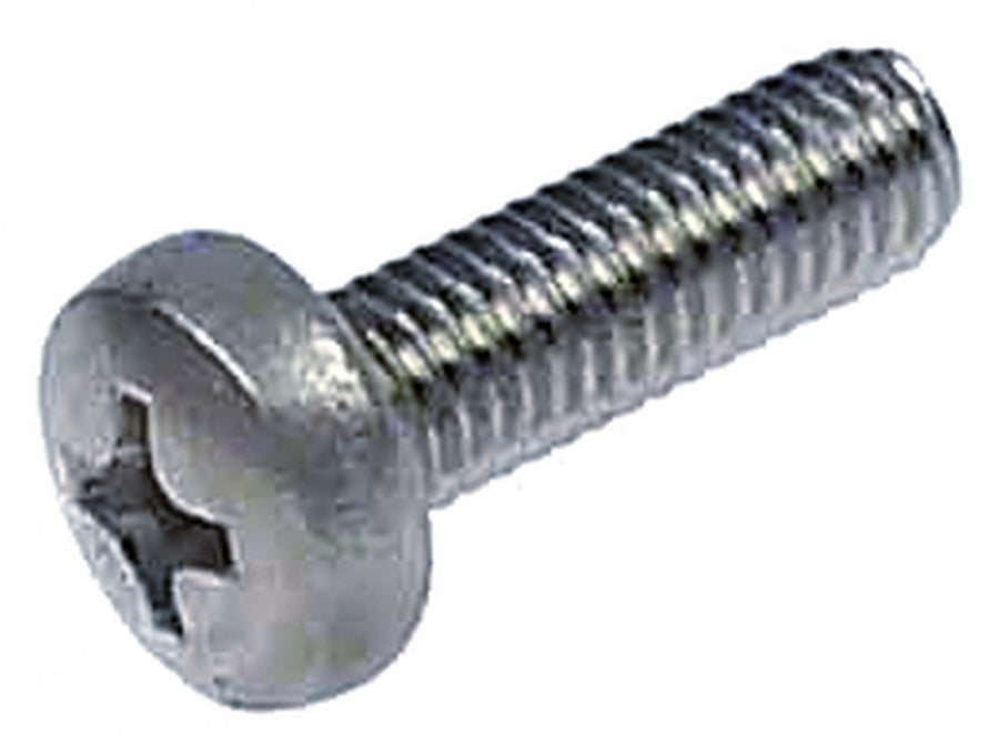 flat-headed bolt thread M4 thread L 30mm SS DIN/ISO  Qty 1 pcs intake Phillips head ø 8mm