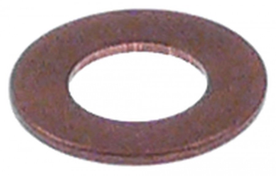 flat gasket copper D1 ø 16mm D2 ø 8,3mm thickness 1mm Qty 1 pcs