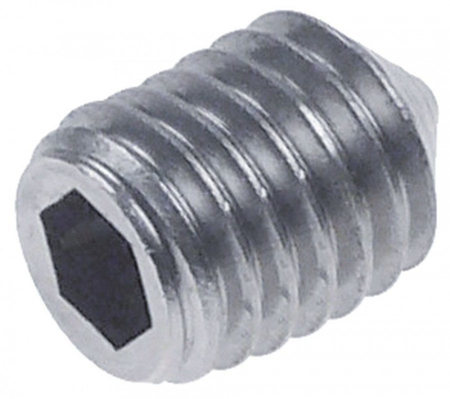 grub screw M8x1,25 L 12mm SS DIN 914 intake internal hexagon WS 4 Qty 1 pcs