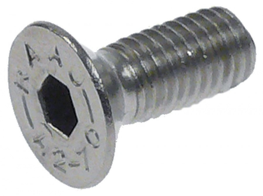 surub cu cap inecat filet M8 L 20mm DIN 7991 P 10bucată orificiu hexagonal interior 5mm