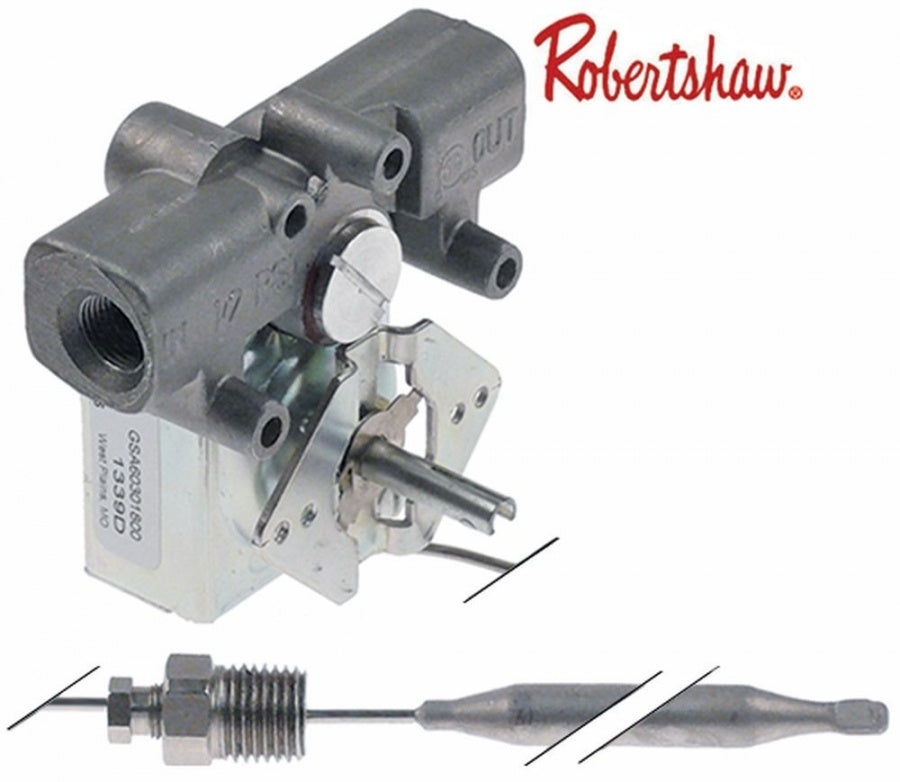 gas thermostat type GSA 60301800 93-204°C 200-400°F gas inlet 1/4" CCT (tube ø 1/4")