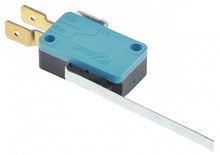 microswitch with lever 250V 16A 1CO connection male faston 4,8mm L 68mm