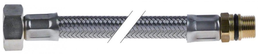 Furtun flexibil oțel inoxidabil DN10 racorduri 1/2" - M14x1 L 600mm