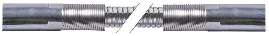 shower hose L 630 mm SS operating pressure 10 bar burst pressure 40 bar connections 1/2"