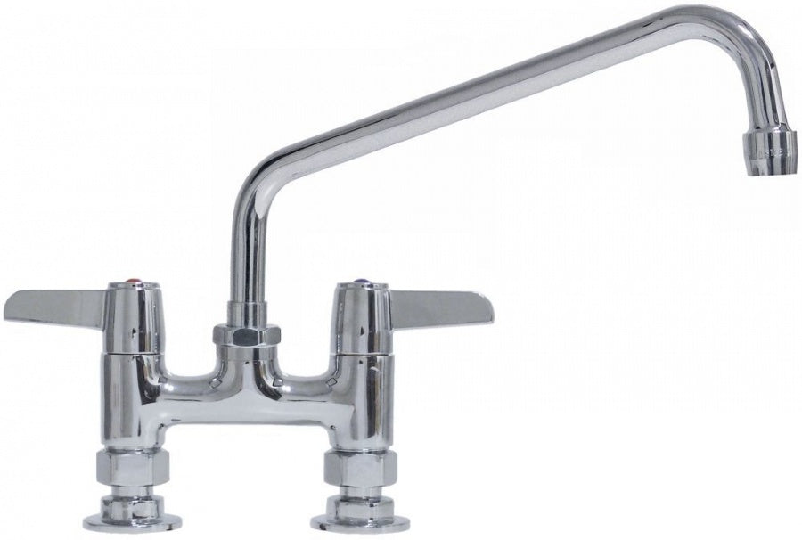 Baterie robinet cu doua intrări robinet ceramic 1/2" 90° lungime de scurgere 260mm