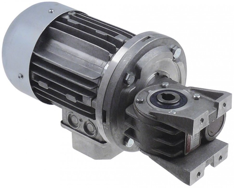 gear motor NERI type M63B4 120 W 230 V voltage DC 50 Hz 1360 rpm shaft ø 14 mm L 308 mm W 140 mm