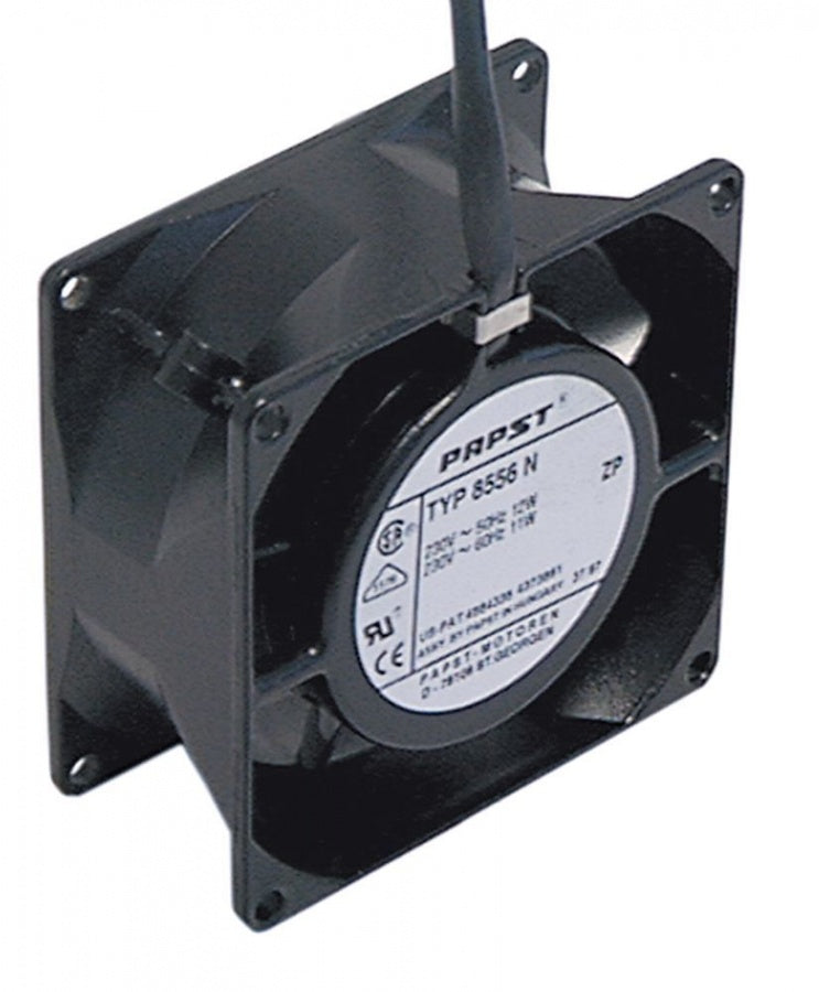 Ventilator Axial, L 80 mm, W 80 mm, H 38 mm, 230 V AC, 50/60 Hz, 12 W, rulment cu bile, nr. prod. 8556N - Cod 601038