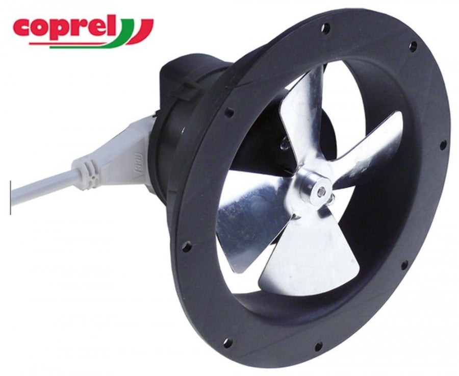 fan sucking 230V 10W 50/60Hz fan wheel ø 96mm shaft length 20mm connection with cable