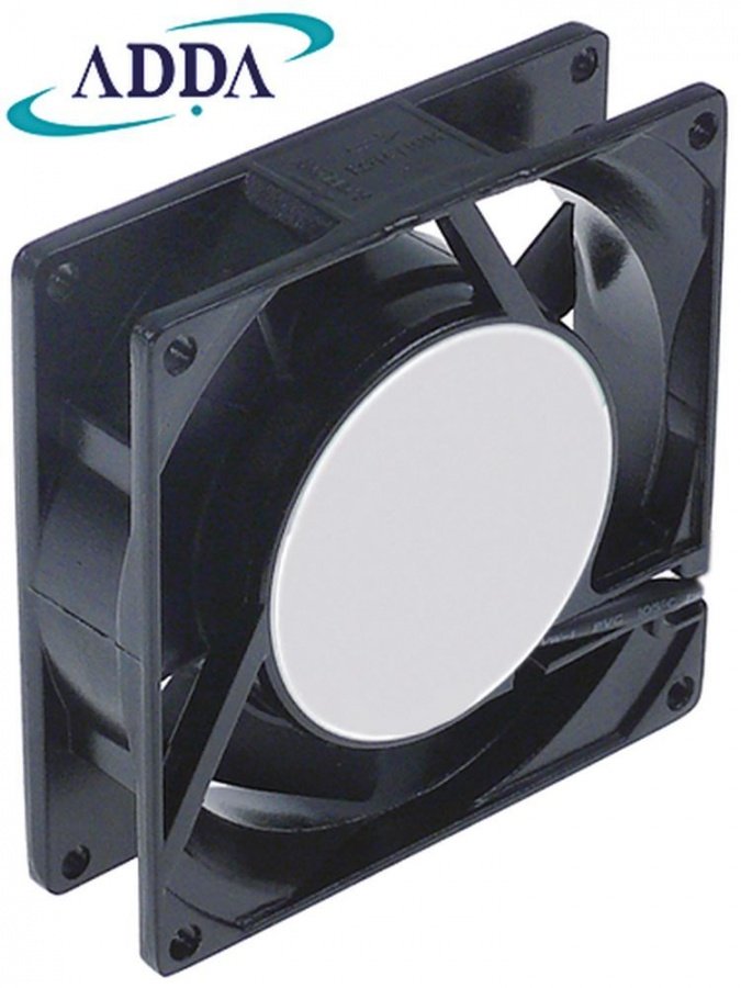 Ventilator axial patrat 92 x 92 mm, H 25 mm, 230 V, 14,5 W, rulment cu bile - 601055
