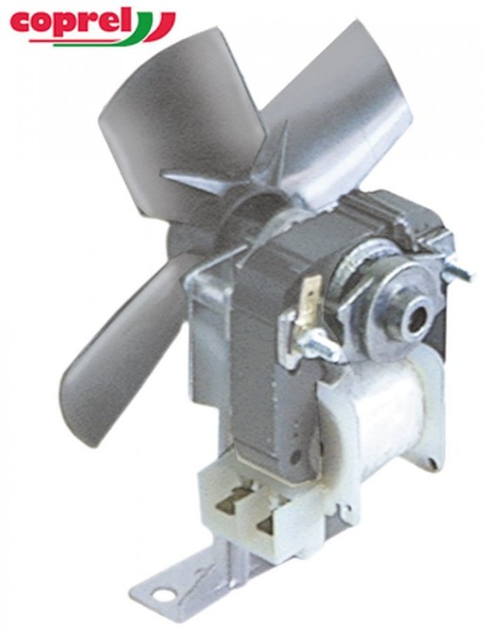 fan 230 V 18 W 50 Hz fan wheel ø 130 mm shaft L 21 mm feet depth 29 mm connection left