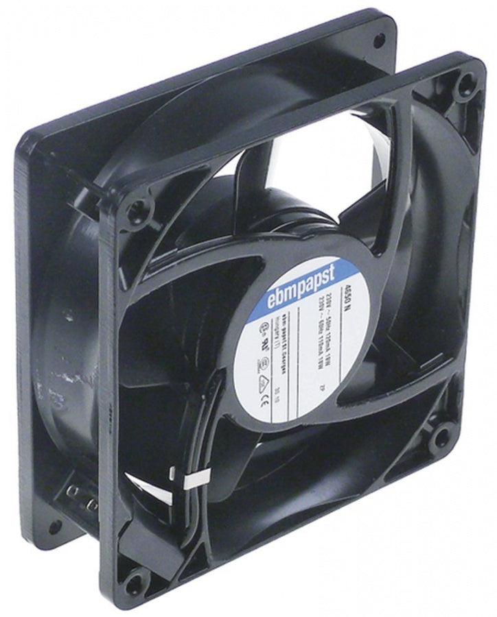 Ventilator patrat axial EBM Papst 4650N, 119x119 mm, H 38 mm, 19 W, 230 V AC, 50/60 Hz - 601089