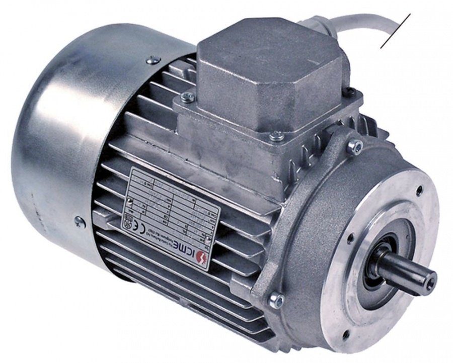 motor 0,55 kW 230/400V 50 Hz phases 3 shaft ø 14 mm flange ø 105 mm 1400 rpm type T71BX4 - 601179