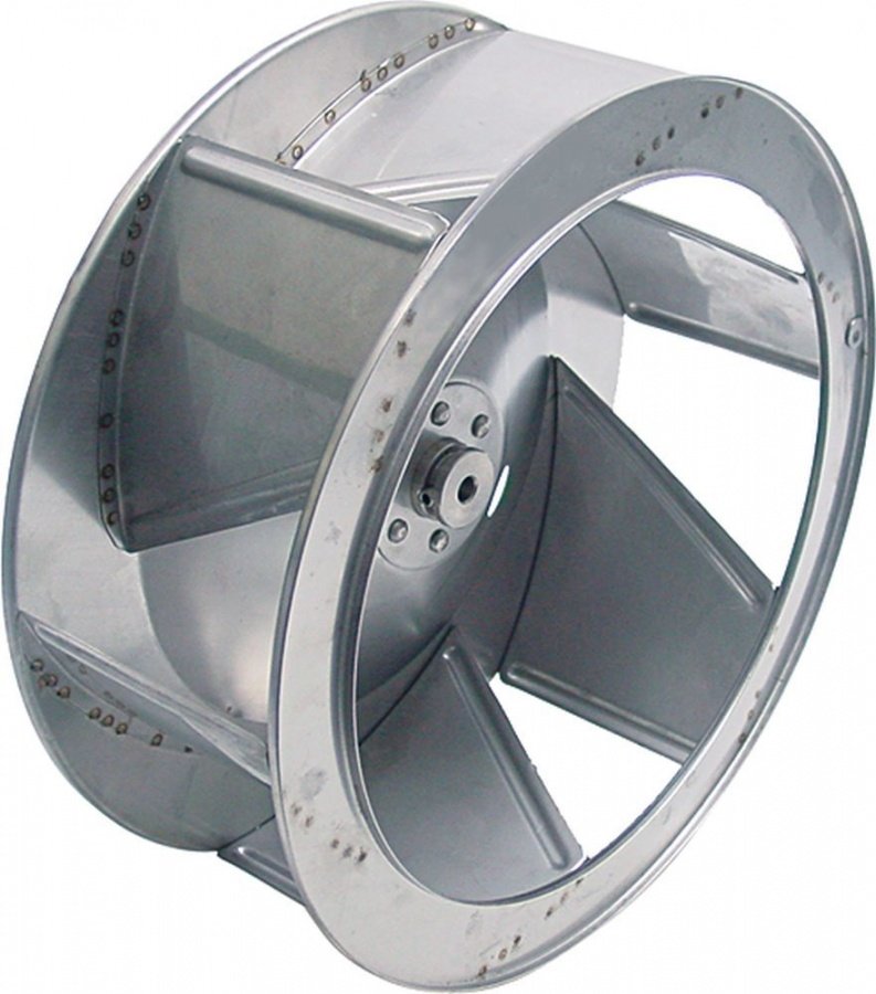 fan wheel D1 ø 350mm H1 135mm vanes 6 D2 ø 9,5mm D3 ø 9,5mm H2 38mm H3 20mm