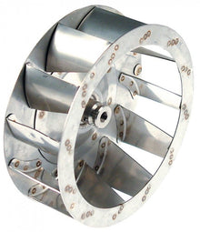 Palete pentru motor de ventilator de aer cald, D1 ø 180 mm D2 ø 9 mm D3 ø 12,5 mm, H1 60 mm H2 35 mm, palete 12 - Cod 601221