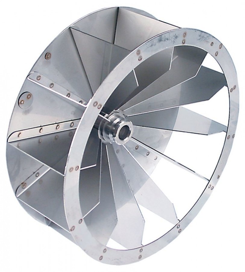 fan wheel D1 ø 300mm H1 100mm vanes 12 D2 ø 19,5mm D3 ø 23mm H2 46mm