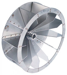 fan wheel D1 ø 300mm H1 100mm vanes 12 D2 ø 19,5mm D3 ø 23mm H2 46mm