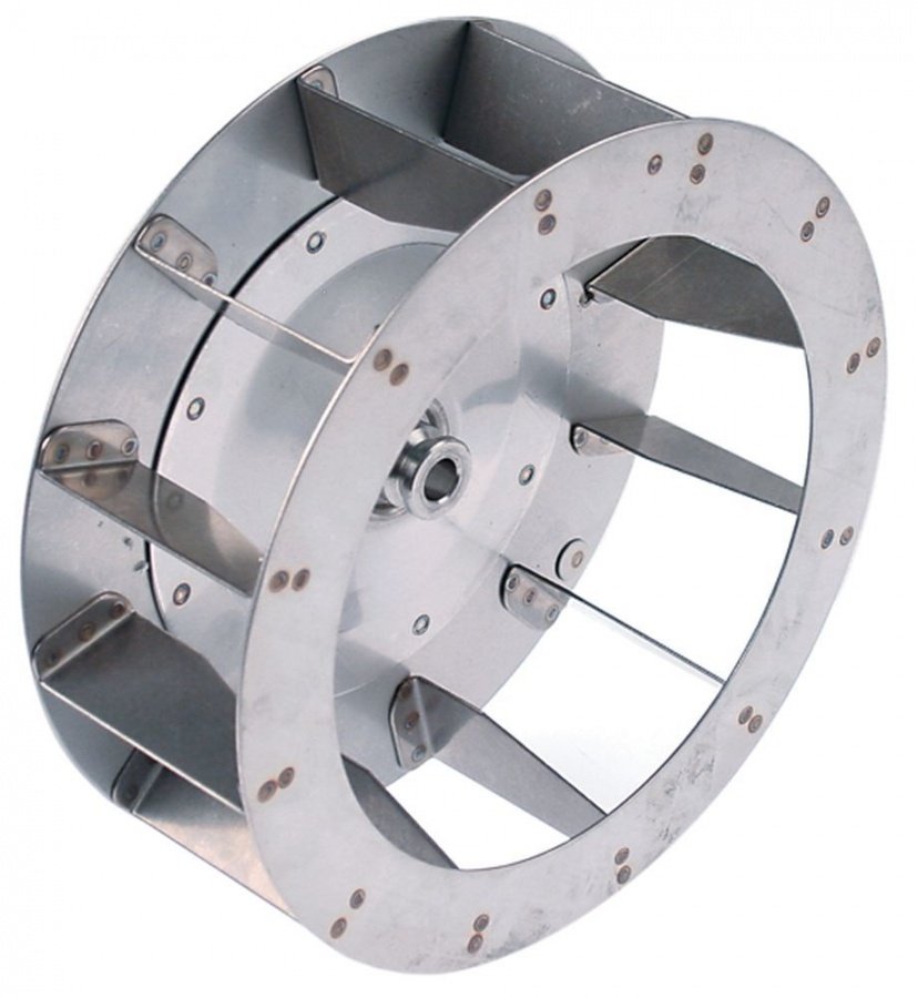 Rotor ventilator cuptortor ext. ø 220 mm, H 78 mm, ax ø 11 mm, cu 12 aripioare - 601243