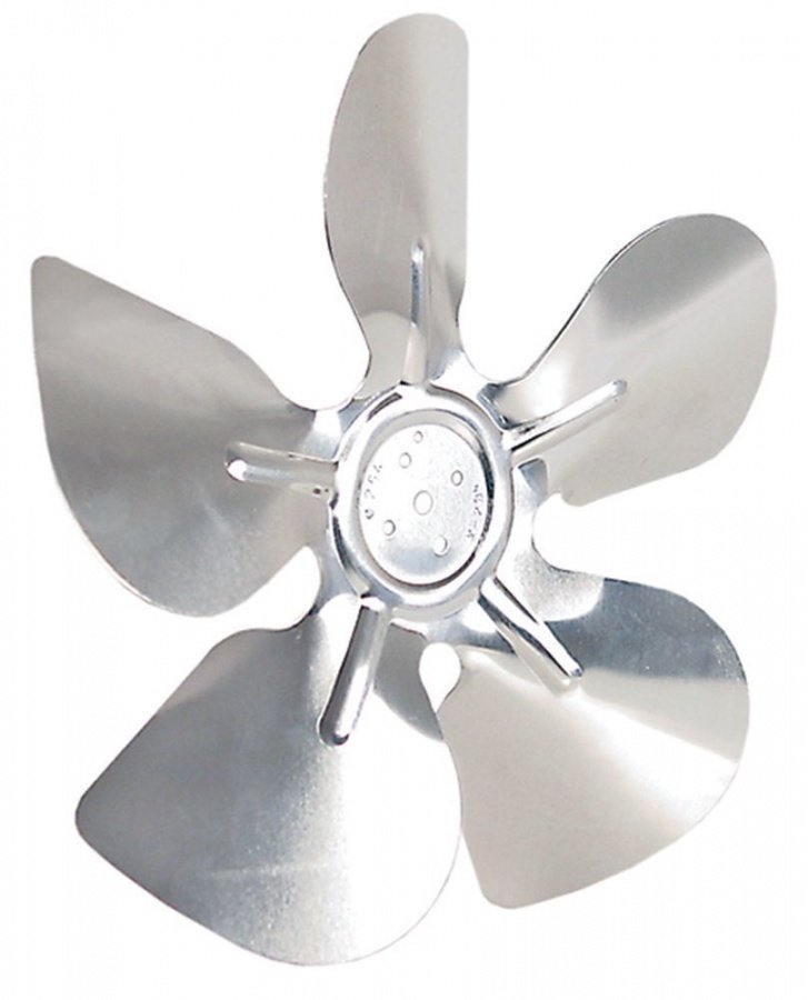 Elice aspiranta din aluminiu, ø 254 mm, montare 25,4 mm, unghi inclinatie aripa 28° - 601284