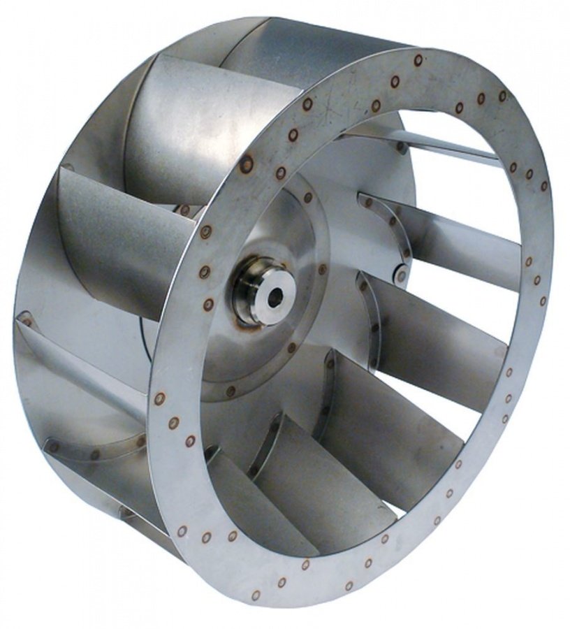 Turbina rotor ventilator, ext. ø 350 mm, int. ø 13 mm, H1 125 mm, 12 aripioare - 601311