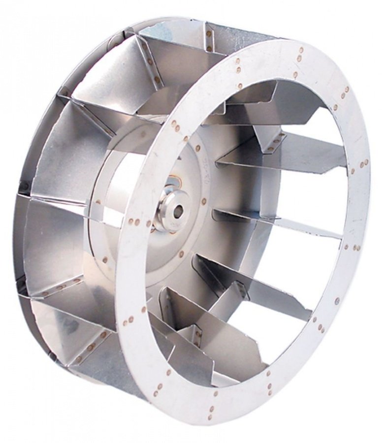 Turbina ventilator cu 12 aripioare ø 350 mm, H1 125 mm, ø int 12 mm - 601315