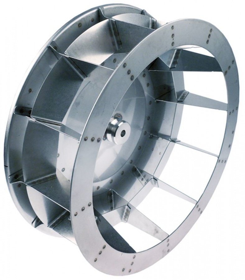 fan wheel D1 ø 450mm H1 165mm vanes 12 D2 ø 14mm D3 ø 17mm H2 45mm