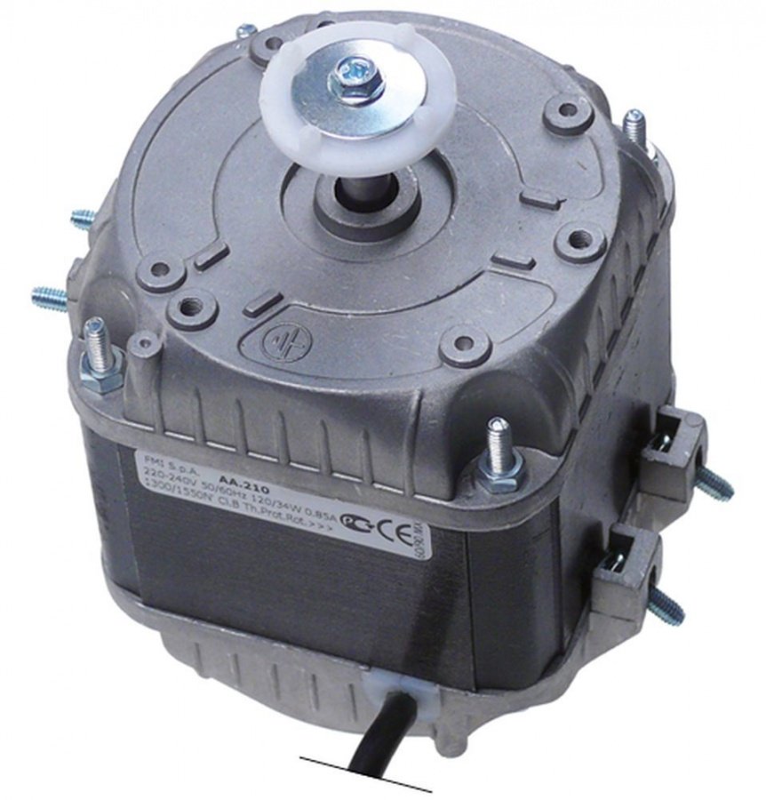 Motor ventilator FMI 34 W, 230 V, 1300/1550 rpm, tip AA.210, cablu 500 mm - 601334